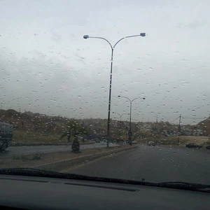 أمطار في مدينة عمان - عبر صفحة رؤيا