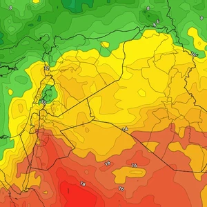 الأردن: نظرة إلى توقعات الحالة الجوية الأيام القادمة