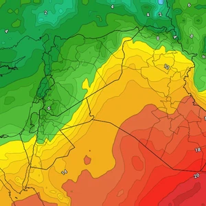 Jordan: A look at the weather forecast for the coming days and the chances of rain, God willing.