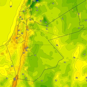 Jordan: A noticeable decline in the cold weather at night for the remainder of the week, with the weather suitable for breaking the fast outside.