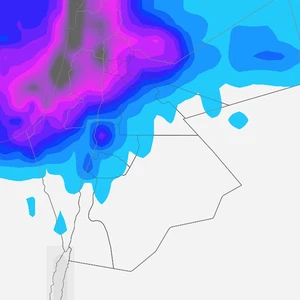 Jordan | A new weather system on Thursday will first concentrate in the north of the Kingdom, bringing heavy rain, and will later move to the central region and Karak.