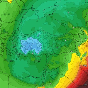 كتلة هوائية قطبية شديدة البرودة تصل تركيا و تبِعات محتملة على المنطقة