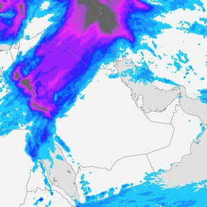 حالة قوية من عدم الأستقرار على شمال غرب السعودية