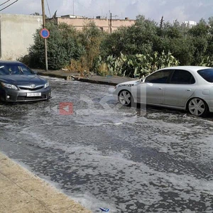 جريان السيول في أربد - عبر جريدة الغد