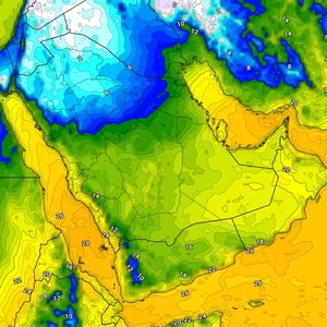 Saudi Arabia | Siberian high pressure system reaches the Kingdom and a severe cold wave is expected in the northern parts with temperatures approaching zero degrees Celsius