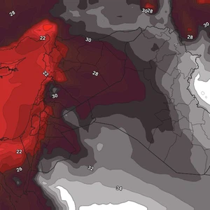 Jordan: A relatively hot air mass is affecting the Kingdom; these are the expected temperatures.