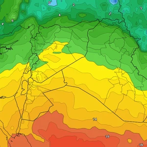 Jordan: Early clash of weather systems foreshadows frequent weather and temperature fluctuations in the coming period.