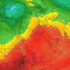 مؤشرات على تأثر الحوض الشرقي للبحر الأبيض المُتوسط بكُتلة هوائية باردة بداية الأسبوع القادم (التفاصيل)