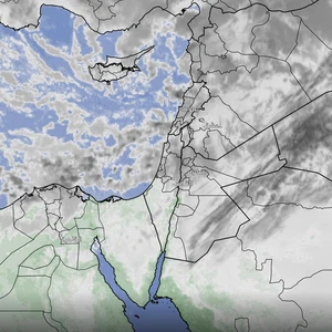 Jordan - Update at 6:20 pm | The continuation of the progress of rainy clouds to the north and parts of the center of the Kingdom