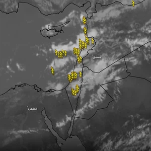 تحديث جوي: استمرار تدفق السحب الرعدية الماطرة نحو أنحاء عدة من المملكة نهار اليوم