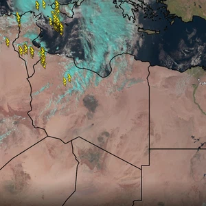 ليبيا | سُحب رعدية ماطرة على بعض المناطق وزخات من الأمطار تطال طرابلس الساعات القادمة     