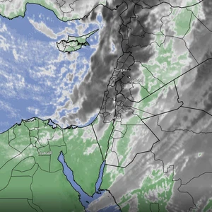 الأردن: جبهة هوائية باردة عالية الفعالية تعبر المملكة قادم الوقت مرفقة بأمطار غزيرة وبَرَد-