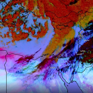 Weather update: Dense dust storms are heading towards Jordan, and a warning has been issued regarding the increasing dust levels.