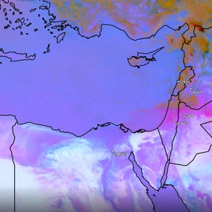 How long will the dusty weather continue to affect Jordan?