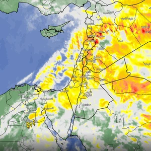الأردن: توقعات الطقس والأمطار الساعات القادمة