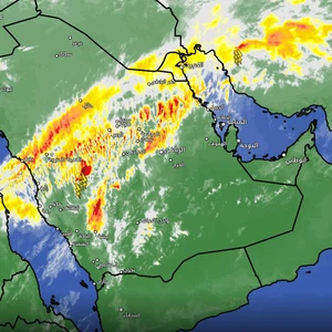 Rain clouds are affecting various parts of the Kingdom at this time.