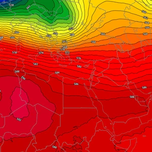 Will there be rain chances in Arab countries at the end of the week?