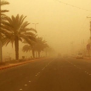 اجواء مغبرة في المناطق الشمالية