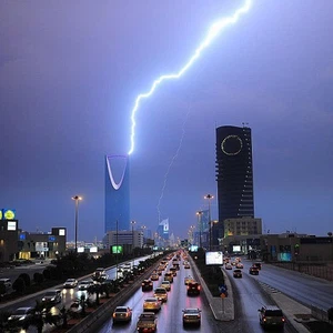 بالفيديو .. لحظة تساقط الامطار وزخات البرد على العاصمة الرياض عصر الخميس 