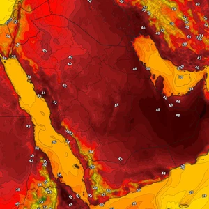 السعودية: هبوب لرياح البوارح شرقاً مع تدني لمدى الرؤية و الأجواء شديدة الحرارة في غالبية المناطق يوم الأحد