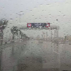 أمطار شرق السعودية 2/4/1435