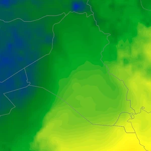 العراق | كُتلة هوائية باردة نسبياً تبدأ من المناطق الشمالية وتترافق بأحوال جوية غير مُستقرة مع تنبيه من تشكل السيول