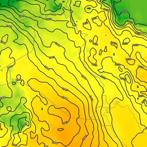 Iraq | An extension of the Red Sea depression and a noticeable rise in temperatures at the end of the week
