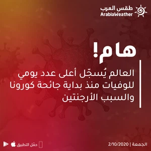 العالم يُسجّل أعلى عدد يومي للوفيات منذ بداية جائحة كورونا و السبب الأرجنتين!
