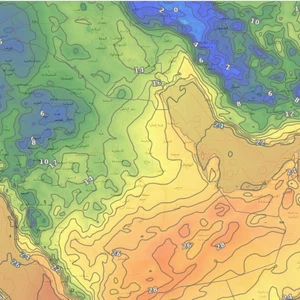السعودية | كتلة هوائية باردة وغير اعتيادية تهوي بدرجات الحرارة شمالاً إلى 5 درجات مئوية فقط مساء الأحد والاثنين ! 