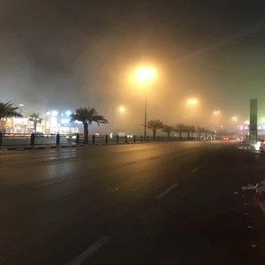 احتمالية تشكل الضباب في الشرقية