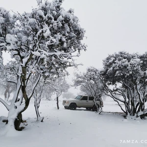 The south is experiencing the sixth snow this winter ... Watch