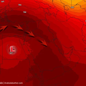 الأردن | المملكة قد تكون على موعد مع اول موجة حارة هذا العام مع نهاية الأسبوع....