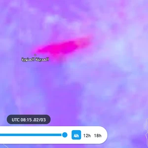 Important - 12:15 PM | A wave of thick dust is approaching Medina from the east