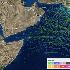 A recent scientific study reveals the potential for hurricanes to form in the Arabian Sea