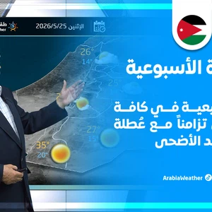 Latest updates on weather forecasts during the Independence and Eid al-Adha holidays have been released.