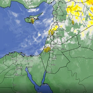 Jordan - Update: The cold front has begun to extend into the central regions and the capital now