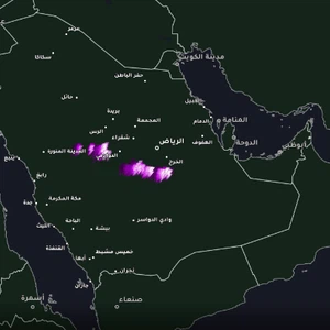 Saudi Arabia 10:10 am | Cumulative rain clouds affecting the west and south of Riyadh, and expectations of the return of rain to large areas in the coming hours