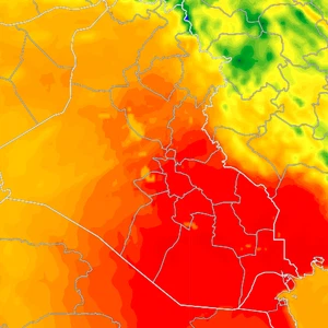 Iraq | A drop in temperatures Thursday and chances of thunderstorms continuing in some areas