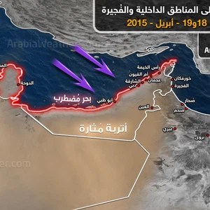 عودة الرياح الشمالية النشطة يومي السبت والأحد