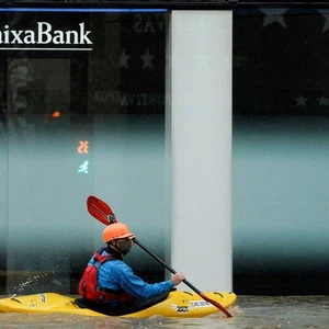 Storm Barra inundated northern Spain with severe flooding that swallowed cars and inundated homes