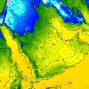 Saudi Arabia | A very cold air mass will reach the north of the Kingdom at the end of the week