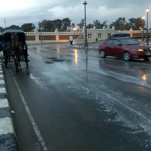 منخفض جوي يجلب معه والأمطار الرعدية علي أجزاء من شمال مصر