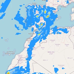 حالة من عدم الإستقرار الجوي تؤثر على المملكة المغربية و غرب الجزائر الإثنين