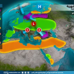 Egypt and Sudan - February 2024 forecasts | The arrival of cold troughs to Egypt improves during the second half of the month and causes cases of atmospheric instability