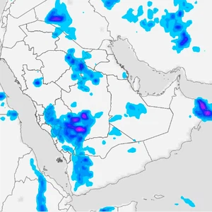 Saudi Arabia | Areas covered by rain forecasts for Sunday 4-23-2023 AD