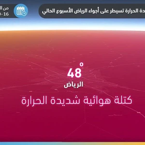 هام | كتلة هوائية شديدة الحرارة تؤثر على الرياض هذا الأسبوع .. تقترب من الـ 50 مئوية