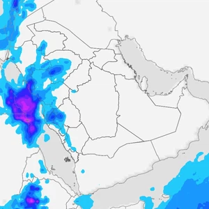 السعودية |  أمطار وعواصف رعدية على أجزاء من المملكة منتصف الأسبوع!