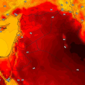 العراق | درجات حرارة لاهبة ونشاط متوقع لرياح البوارح نهاية الأسبوع