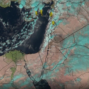 Weather update: Rain clouds approaching the north of the Kingdom will bring scattered showers.