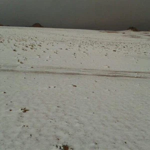ثلوج تبوك.. تكسو 